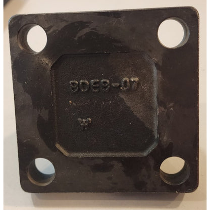 (BDEB-07) - Eye Bracket - 3.5''x3.5'' Base - 0.75'' Pin Hole - Black