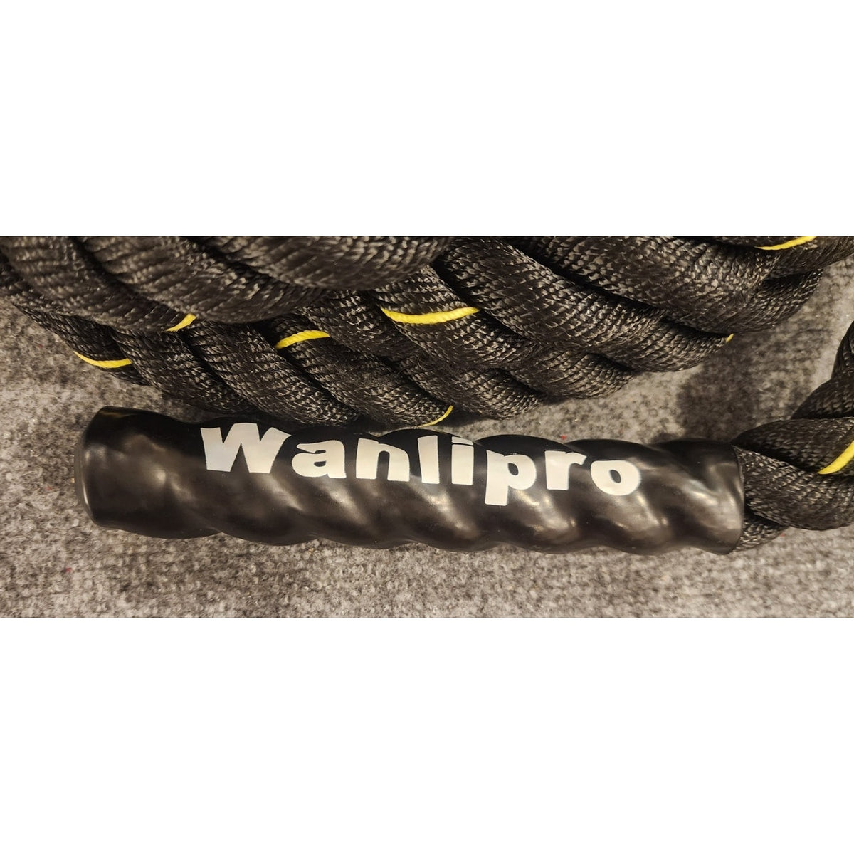 Wanlipro 15 Foot Battle Rope Heavy Gym Fitness Conditioning Cord 8 lbs