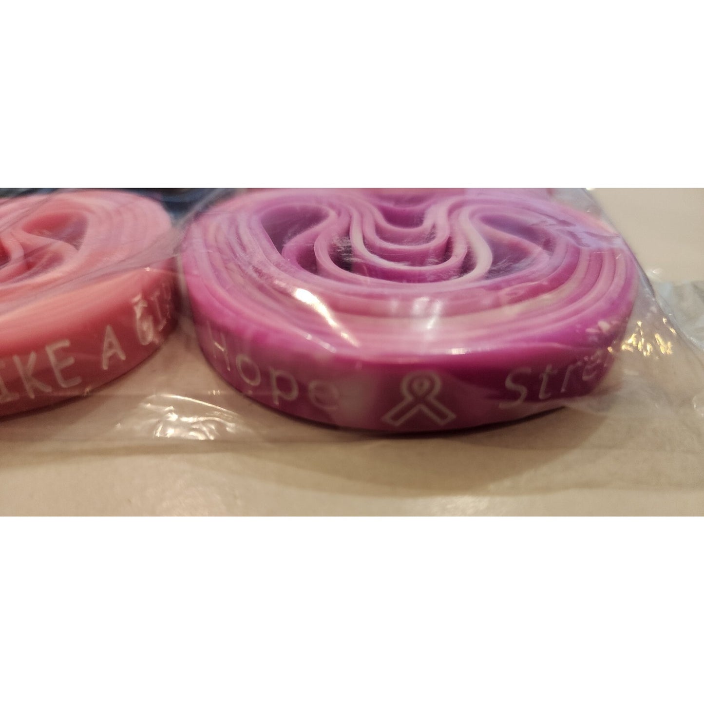 pack of 42 - JUNEBRUSHES - Girl wrist bands with sayings - Great for a party