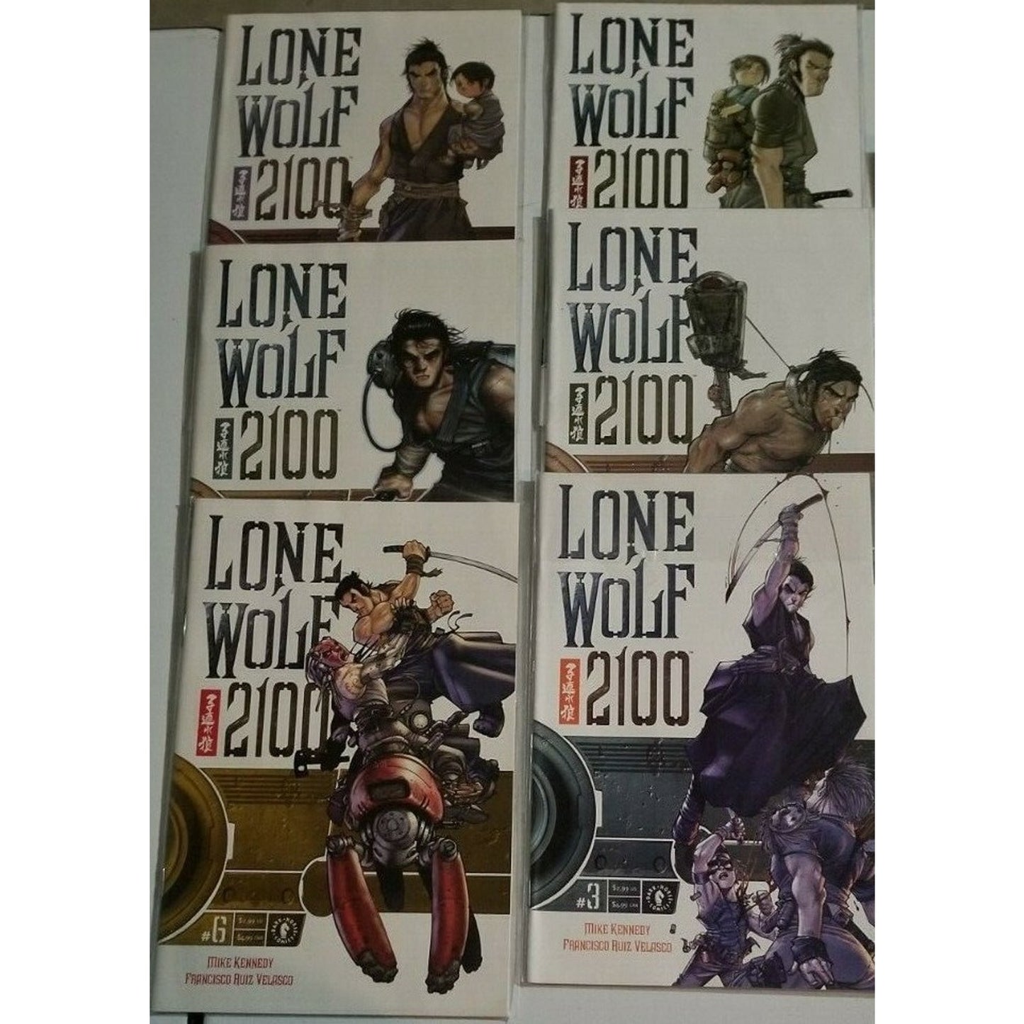 Lone Wolf 2100 #1-6 Dark Horse Comics - MINT IN SLEEVES