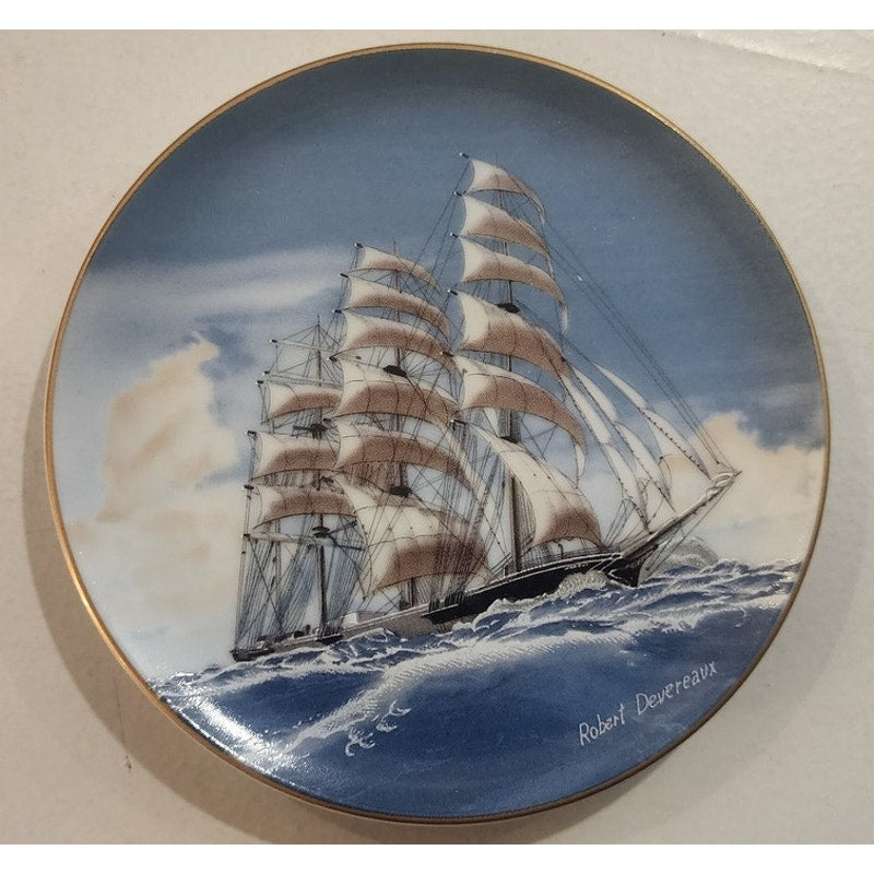 Danbury Mint Great American Sailing Ships Miniature Plate GREAT REPUBLIC Japan