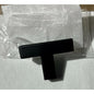 goldenwarm Black - Cabinet/drawer knobs- LSJ12BK Square T Bar - Box of 50