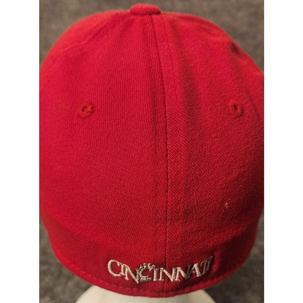 Cincinnati Bearcats Top Of The World Flex Fit Hat Cap Size M L Red White NCAA