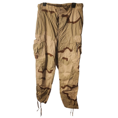 US Army Desert Camo Pants Medium‑Regular – 3‑Color DBDU – Good Condition