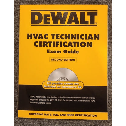 DEWALT HVAC Technician Certification Exam Guide 2nd Ed Book CD Christopherson