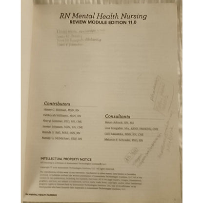 ATI RN Review Module Set (3 Books) Maternal Newborn, Children, Mental Health
