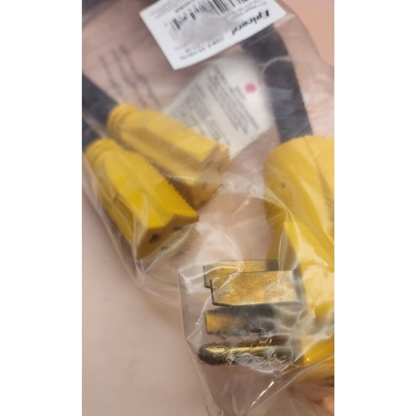 RV, Y Split Power Cord Adapter - 50 amp Male to (2) 5-15R amp Female Connectors