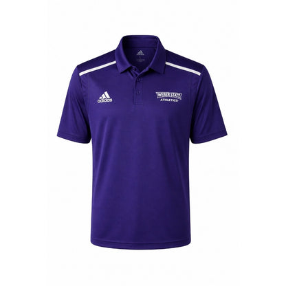 Adidas Weber State Wildcats Athletics Polo Shirt Purple Men’s 2XL Climalite