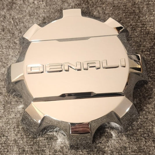 New OEM GM GMC Sierra 2500 3500 HD Denali Chrome Wheel Center Cap 23378324