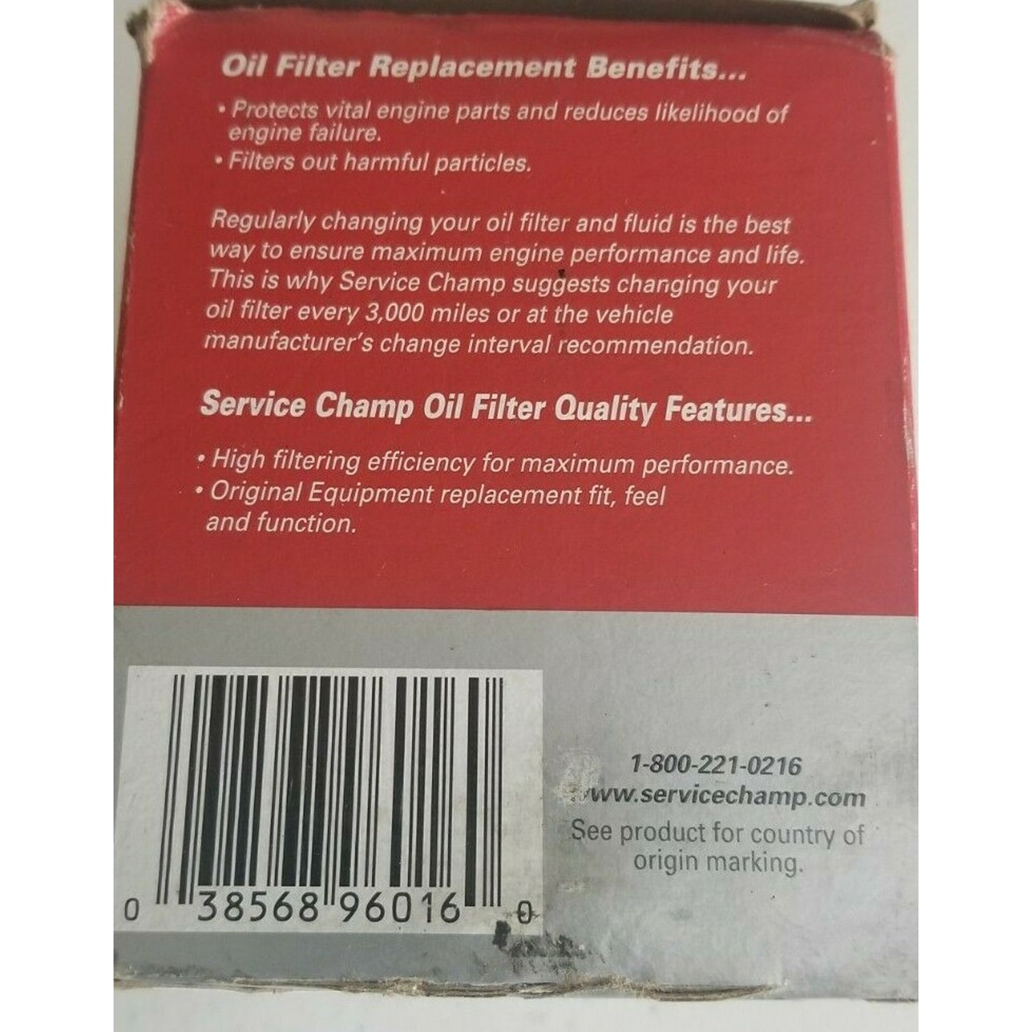 SERVICE CHAMP OIL FILTER OF4457 NEW IN BOX - Free Shipping in USA