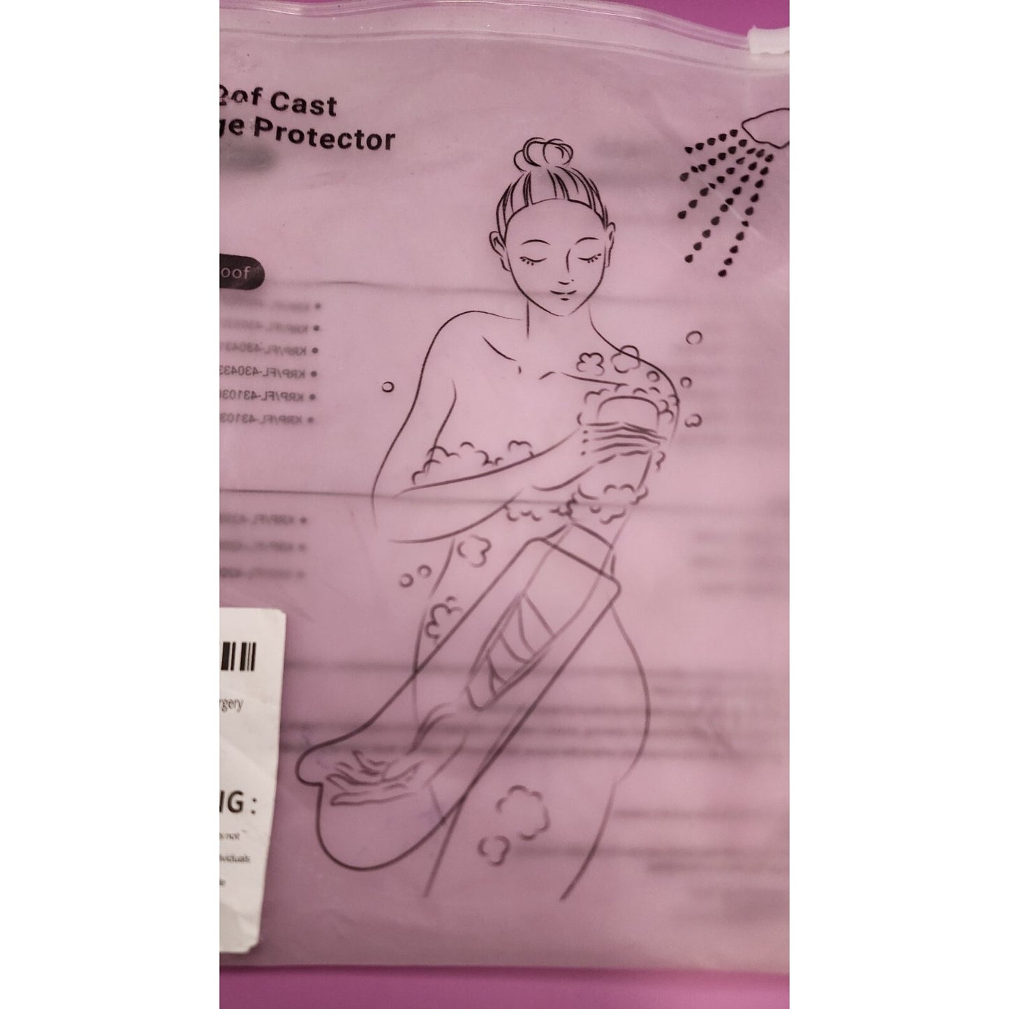 CureSquad Cast Covers - (Wide Short Arm?) for Casts & Bandages - Shower, etc.