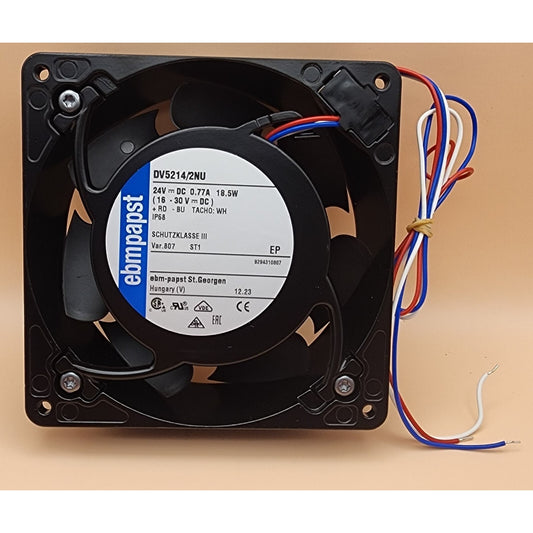 Ebmpapst - DV5214/2NU - 807 - 127X127X38mm Cooling Fan - 24V DC, 0.77A, 18.5W