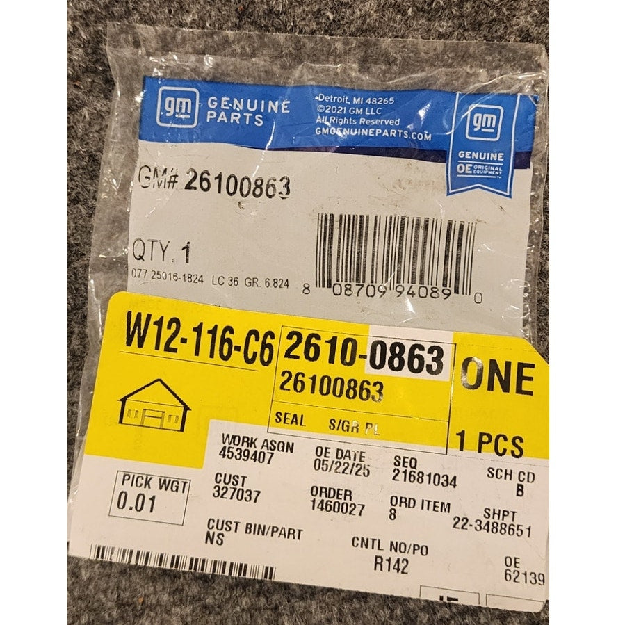 GM Genuine Parts 26100863 Steering Gear Pitman Shaft Seal Silverado Tahoe OEM