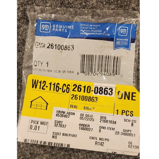 GM Genuine Parts 26100863 Steering Gear Pitman Shaft Seal Silverado Tahoe OEM
