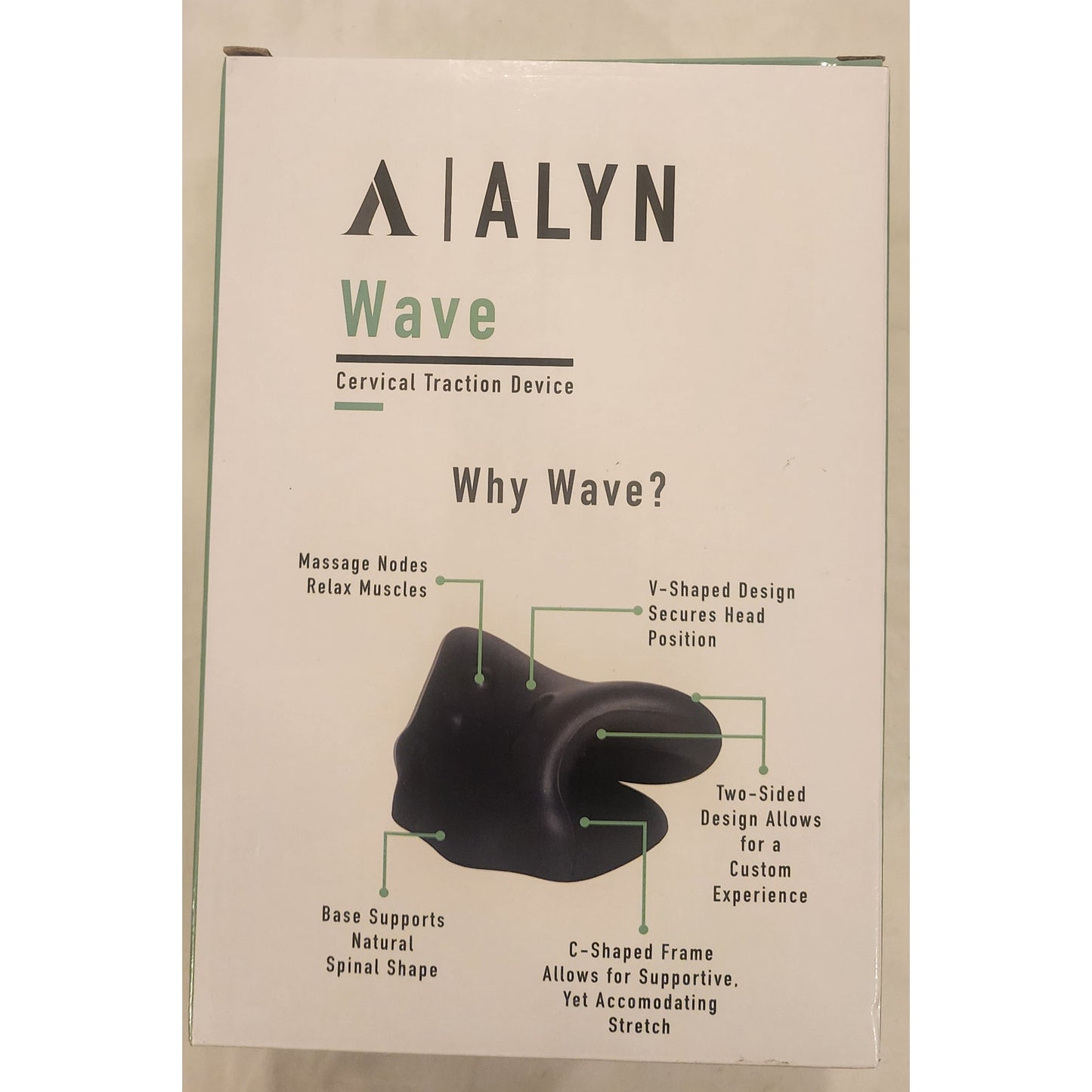 ALYN Wave Cervical Traction Device – Neck Stretcher – NEW