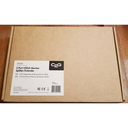 C2G 29550 2-PORT UXGA MONITOR SPLITTER/EXTENDER