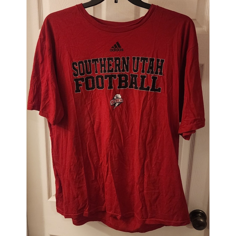 Adidas Southern Utah Football T‑Shirt 2X Red SUU Tee