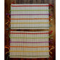 Set of 2 - Bamboo Placemats - Rollup Mats - 19 X 13 inch. Color threads. New