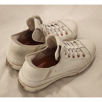 Skechers x Snoop Dogg Snoop One OG White Leather Women's Size 9 Slip-Ins