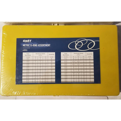 Set of - OMT 826pc Universal Assorted O Ring Kit in 32 Sizes-SAE and METRIC -NEW