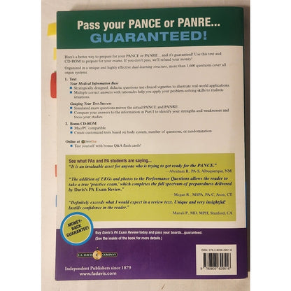 Davis’s PA Exam Review – 2nd Edition – PANCE/PANRE – Study Guide