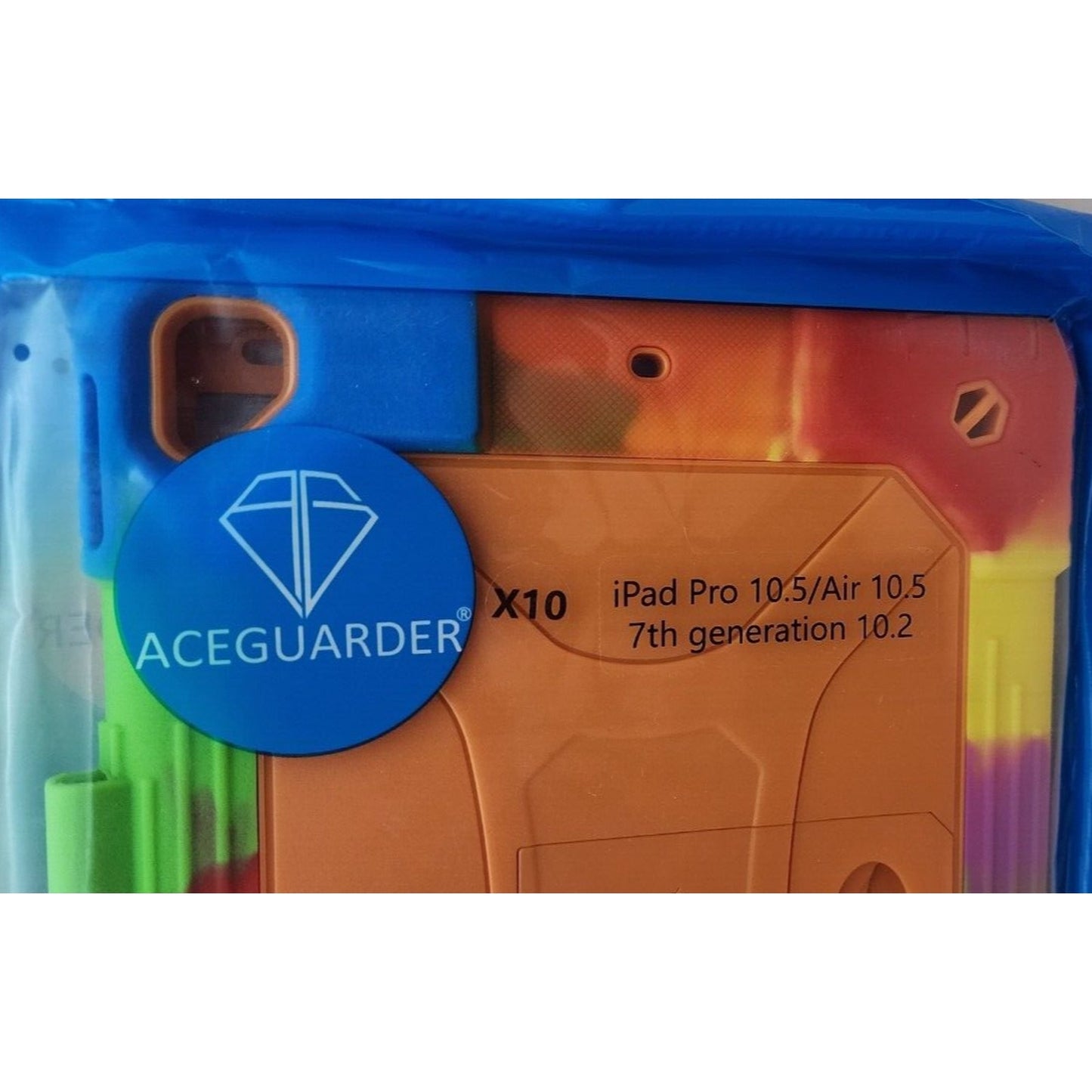 Aceguarder - Orange Multi Color Case Set - iPad Pro 10.5/Air 10.5, 7th Gen 10.2