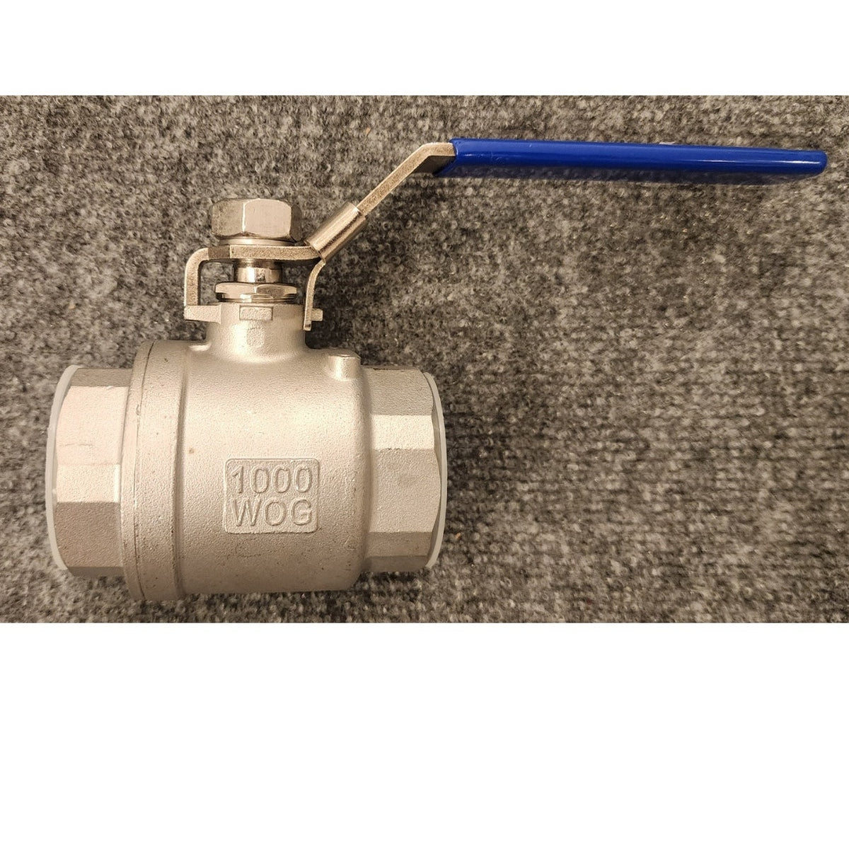 1.5" 304 Stainless Steel Ball Valve 1000 WOG Full Port NPT Female Threaded