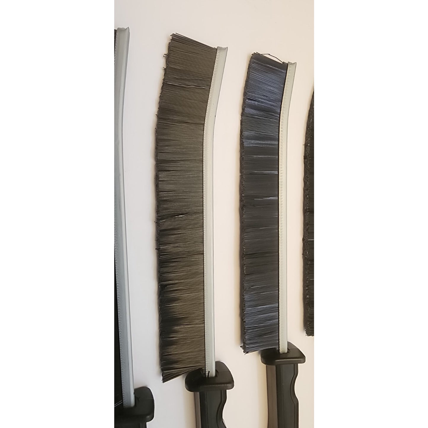 pk of 6 - Crevice Cleaning Brushes - Black - Hard Brisles - Cleaning Tools