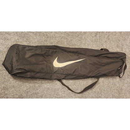 Nike Baseball Softball Equipment Bat Bag Duffle Carry All Black Swoosh