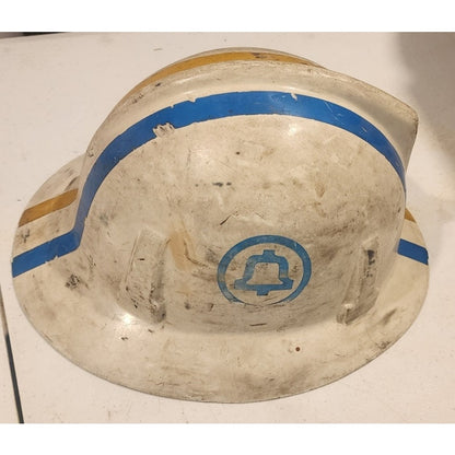 Vintage Bell System Lineman Hard Hat Authentic Ma Bell Safety Helmet