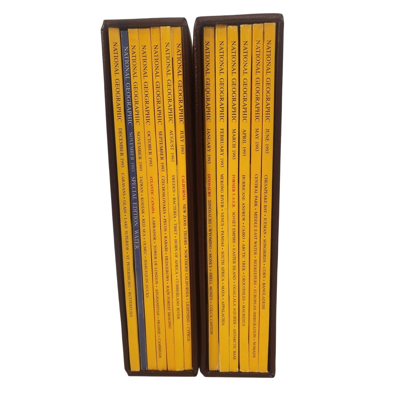 National Geographic Bound Volumes 1993 – Jan–June & July–Dec – Set of 2
