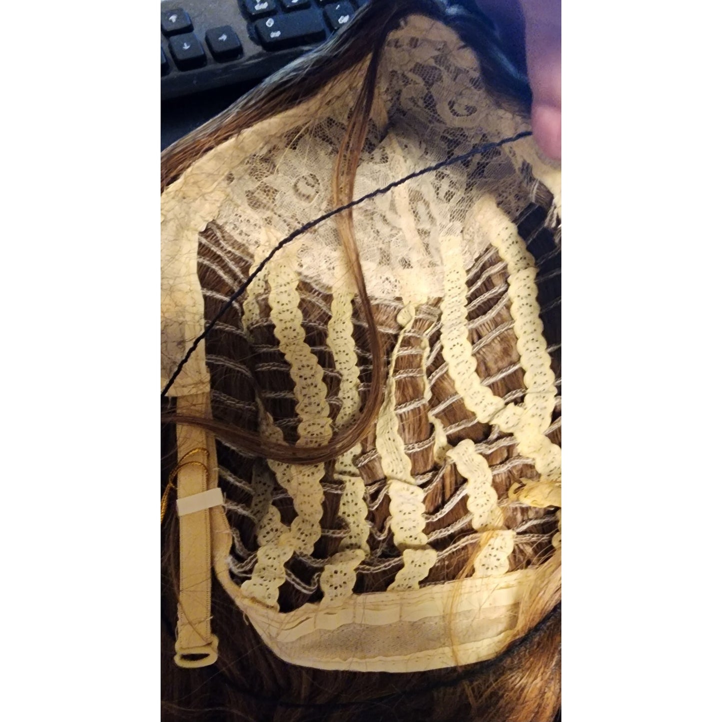 BERON 14" Women/Girls Brown Wig - with wave ... New with tags