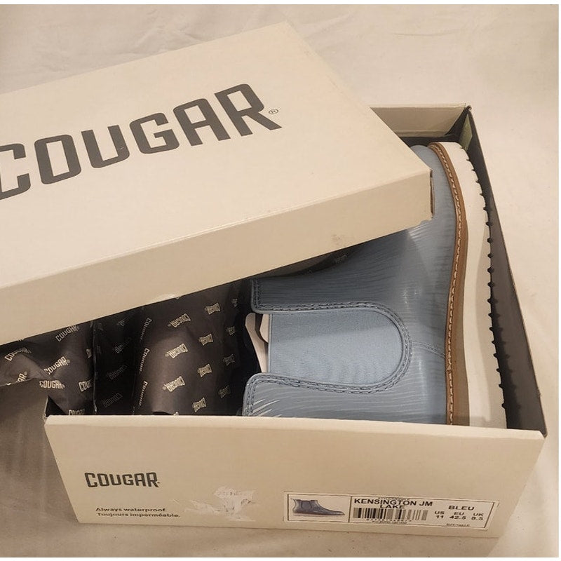 Cougar Jill Malek Kensington "Lake" Chelsea Boots NIB Women's 11  Blue
