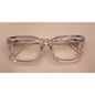 MARE AZZURO - 4.00 Readers - Large - Clear Plastic - Spring Hinged
