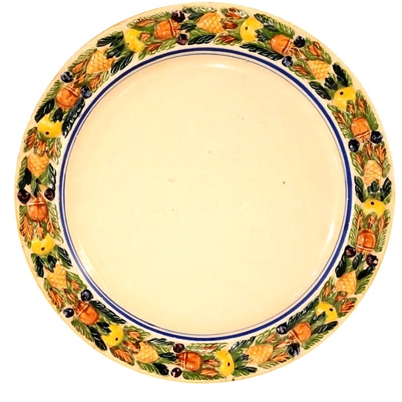 Vintage Adams Royal Ivory Titian Ware Hand Painted Plate England