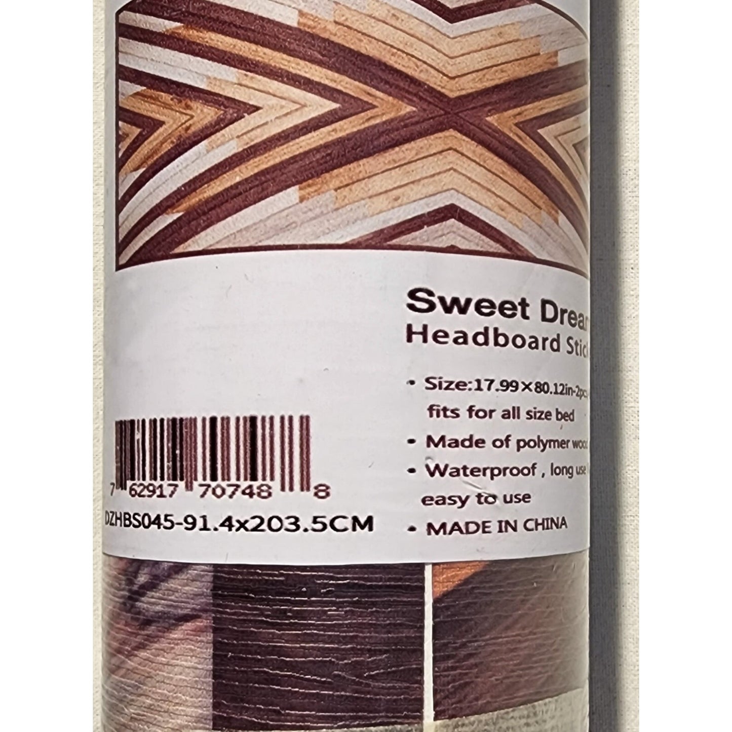 Sweet Dreams Headboard Sticker - All Size - 17.99" X 80.12" X 2 Pieces - Funlife