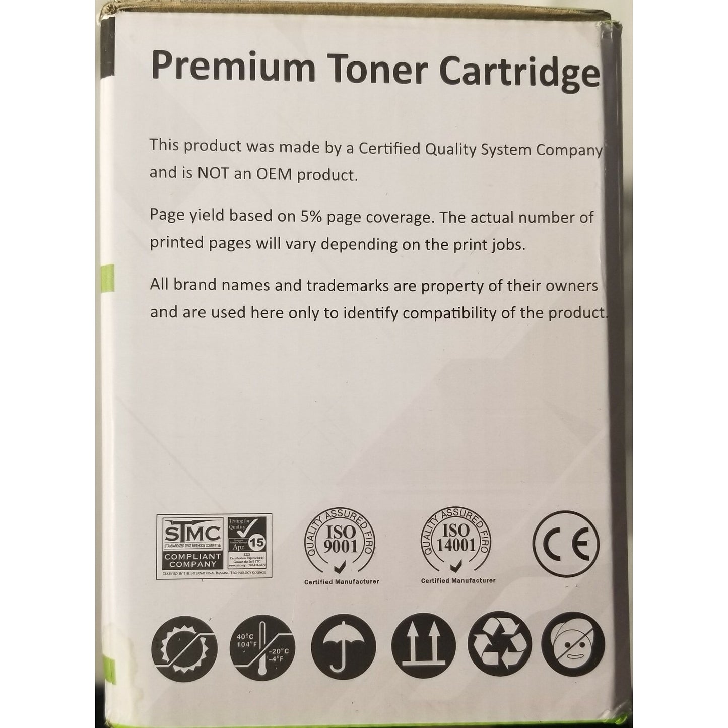 PREMIUM AC-H0401C Compatible Toner Cart. Replaces CE401A and CE251A - CYAN