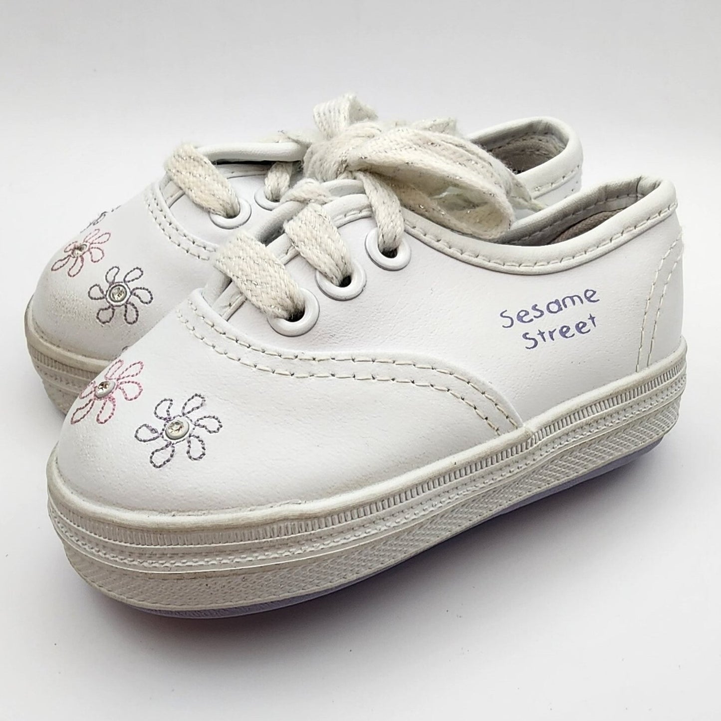 Vintage - Sesame Street Sneakers - baby girl - White - Size 3
