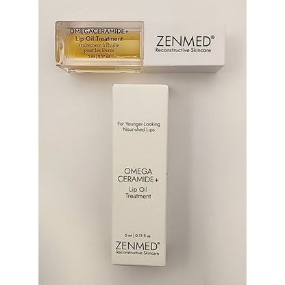 ZENMED - OMEGA CERAMIDE+ - Lip Oil Treatment - Nourishing Lips - 5ml, 0.17 fl oz