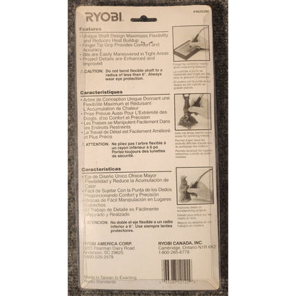 Vintage Ryobi 4620390 Flexible Shaft Attachment Rotary Tool Grinder NOS