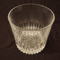 Vintage Heavy Hand Blown Seeded Crystal Ice Bucket Wine Cooler 5.5" Studio Glass