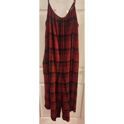 Simple Brand, Cute, soft, plaid jumper - Large