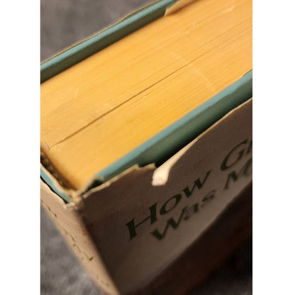 How Green Was My Valley Richard Llewellyn 1940 Hardcover Dust Jacket Book Club