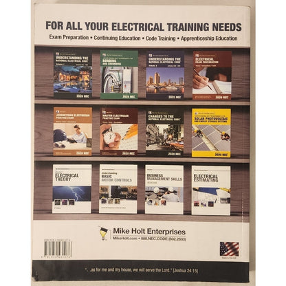 Mike Holt Illustrated Guide Understanding NEC 2020 Volume 1 – Used
