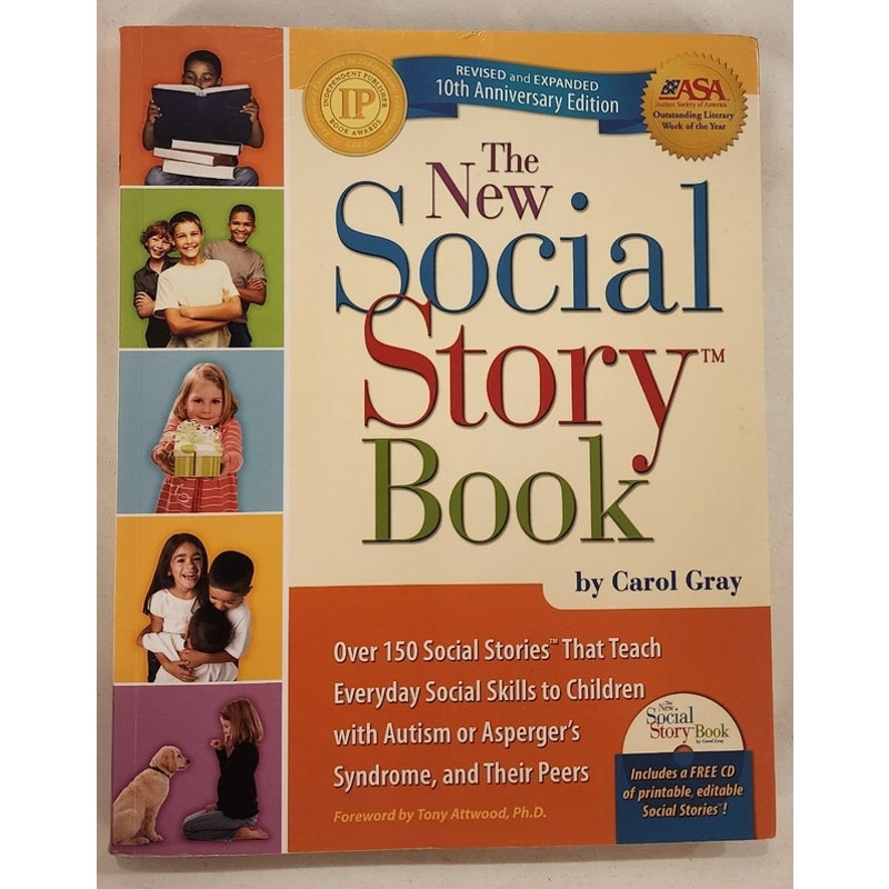 The New Social Story Book 10th Anniversary Edition by Carol Gray w/ CD