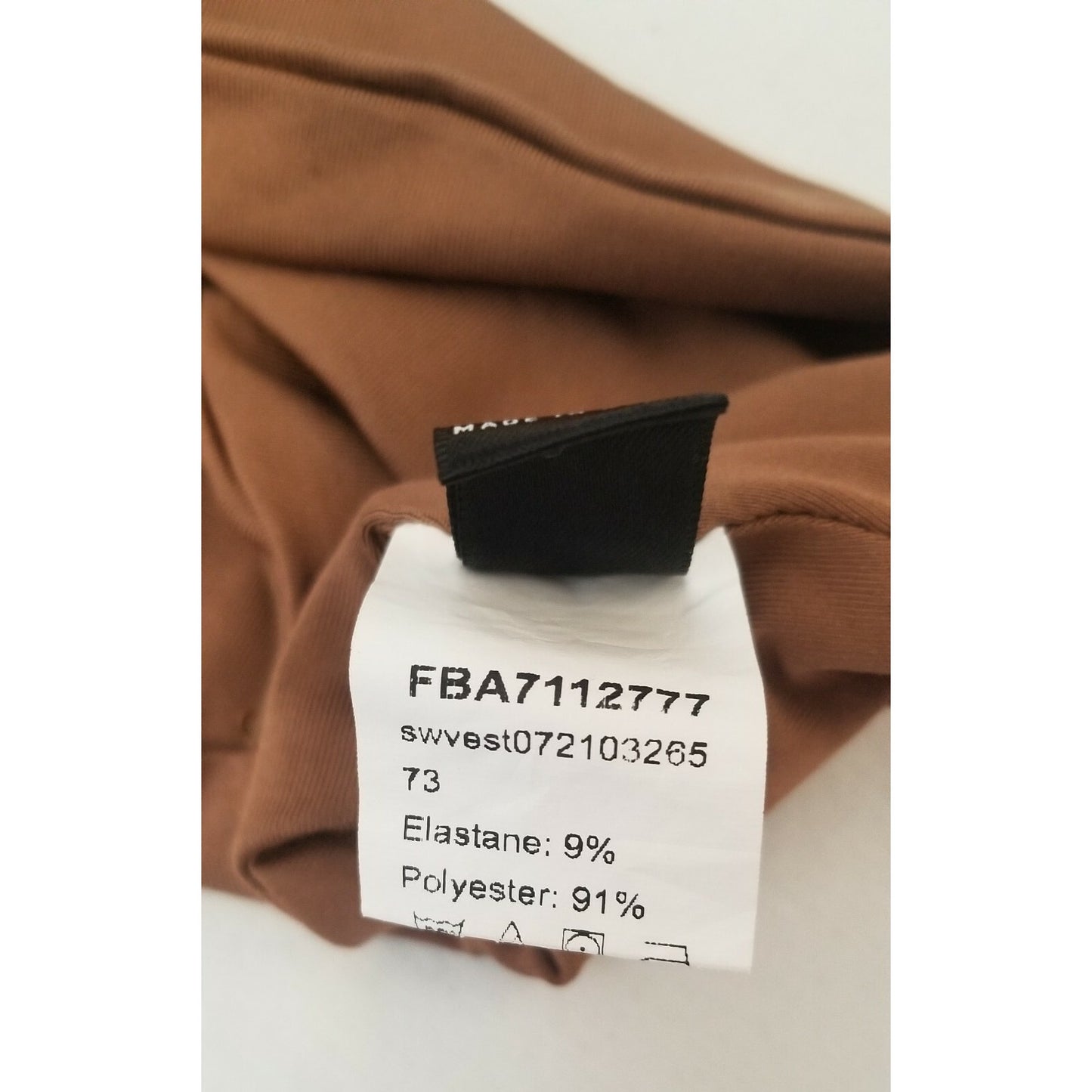 New Women's Shein - Brown - Crop Top with straps - L (8-10)