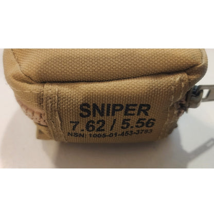 US Military Sniper Cleaning Kit – Tan Pouch & Tools – NSN 1005‑01‑453‑3783