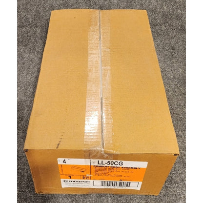 Bridgeport LL-50CG 4 Inch Conduit Body Aluminum Cover Neoprene Gasket Kit NIB