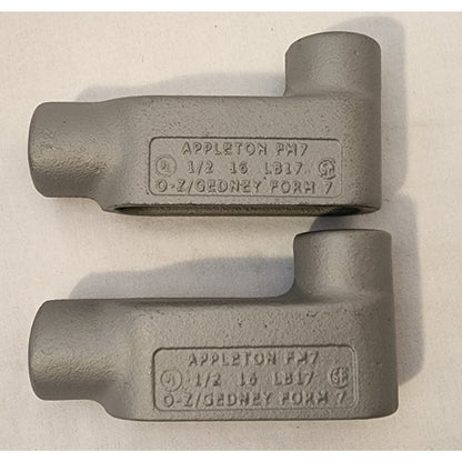 Appleton - LB17 - FM7 - 1/2" Conduit Body - Free Shipping in USA