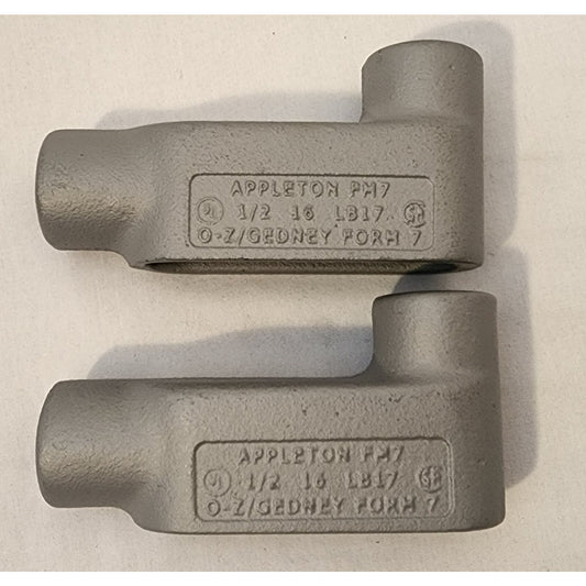 Appleton - LB17 - FM7 - 1/2" Conduit Body - Free Shipping in USA